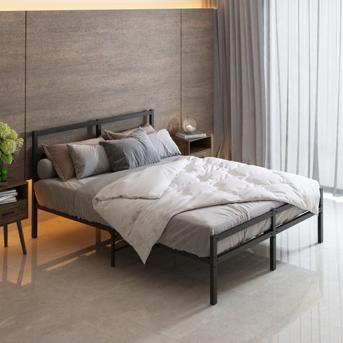 Metal platform bed frame - metal,