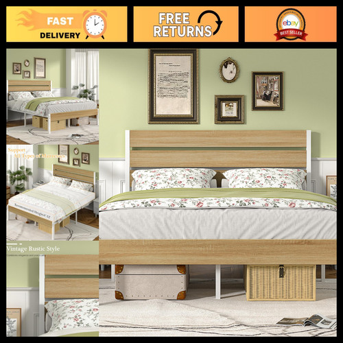 Queen size metal - queen, frame