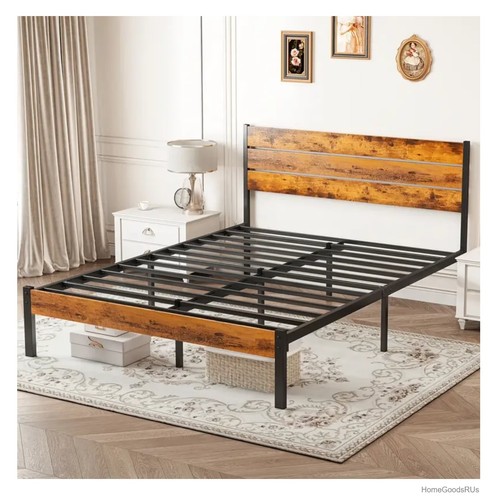 Queen bed frame - bed,