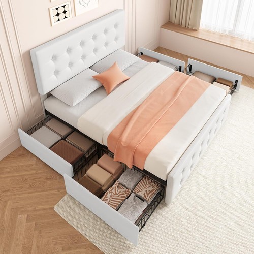 Queen size bed frame - queen, with