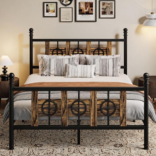 Vintage retro platform bed - platform,