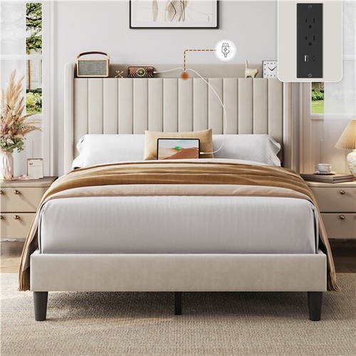 Full size queen - bed, with