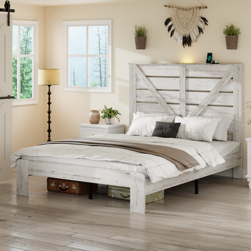 Full size platform bed - platform,