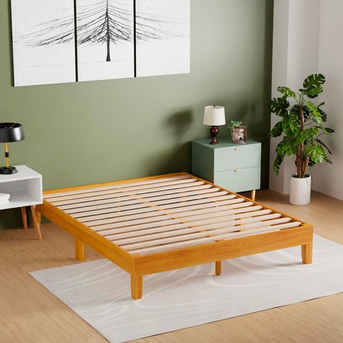 Wood platform bed - platform, frame