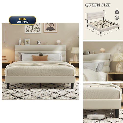 Fluest queen platform bed - fluest,
