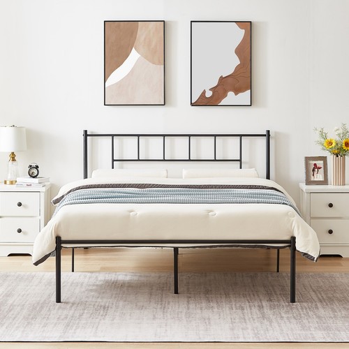 Twin full queen metal bed - metal,