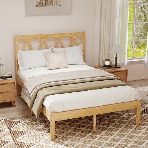 Solid wood full - solid, bed