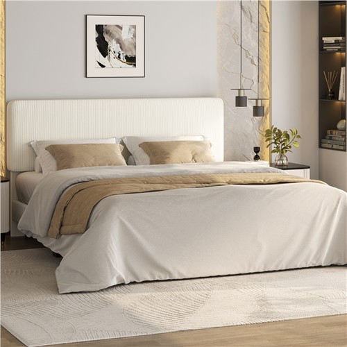Upholstered king size bed - king,